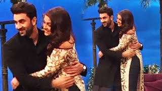 Ranbir Kapoor amp Aishwarya Rais ROMANTIC HUG At The Kapil Sharma Show  Ae Dil Hai Muskhil [upl. by Aeirdna]