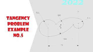 TANGENCY PROBLEM EXAMPLE NUMBER FIVE 5  2022 [upl. by Yslehc693]