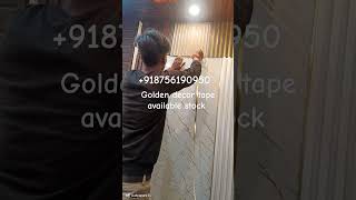 Golden decor tape shorts video interior [upl. by Charbonnier]