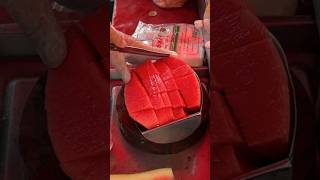 Do you like fresh red watermelon  Fruit Cutting Skills [upl. by Pontias]