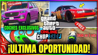 GTA5 Online  ¡RÁPIDO ULTIMAS HORAS PARA TODO ESTO COCHE GRATIS EXCLUSIVOS amp MÁS Nuevo DLC [upl. by Anilemrac466]