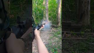 Loading and firing a 1873 Springfield trapdoor 4570 government [upl. by Noe]