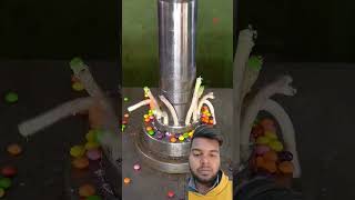 Reeses Chocolate Vs Hydraulic Presshydraulicpress satisFying candy crushingasmr [upl. by Nylrats214]