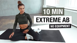 10 MIN EXTREME AB WORKOUT [upl. by Matthaeus]