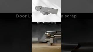 Door Lock  Rate this design from 1 to 10 👍😇 Door lock made from scratch 🤝 cad 3ddesign lock [upl. by Lednic920]