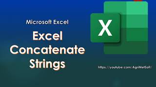 How to use Concatenate for Strings in Excel [upl. by Ahsen]