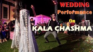 Dance on kala chashma  Indian wedding performance  Shafan sheikh [upl. by Ardnaet]