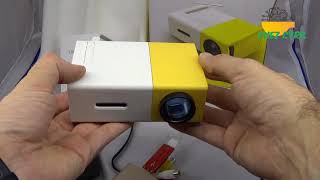 YG300  un mini vidéoprojecteur LED avec mediacenter autonome pour 20€ [upl. by Nyraf]