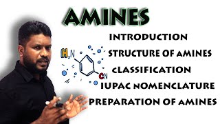 1Amines  Structure  IUPAC Nomenclature  Preparation of Amines [upl. by Sessylu945]