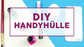 DIYHandyhülle Ganz einfach mit Nagellack selbst gemacht [upl. by Trinette]