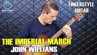 THE IMPERIAL MARCH  Star Wars John Willians  Fingerstyle Guitar  Prof Farofa [upl. by Ayahc450]