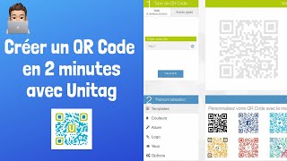 Créer un QR Code en 2 minutes avec Unitag [upl. by Anelegna]