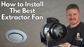 How to Install a Bathroom Extractor Fan  Complete DIY Guide Made Easy [upl. by Esilenna]