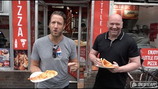 Barstool Pizza Review  Little Italy Pizzeria With Special Guest Dana White [upl. by Schram330]