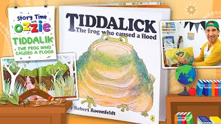 Tiddalick the Frog who Caused a Flood  An Aboriginal Dreamtime Legend  Story Time With Ozzie [upl. by Anabahs]