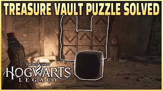 Hogwarts Legacy  How to solve the Treasure Vault puzzle with arrows on stone blocks [upl. by Granny]