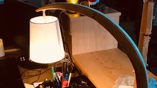 DIY Bogenlampe  Tischlampe [upl. by Nwahsram]