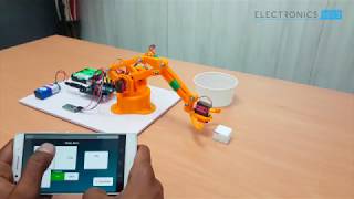 DIY Arduino and Bluetooth Controlled Programmable Robotic Arm [upl. by Akener606]