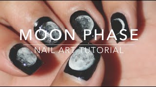 Moon Phase  Nail Art Tutorial [upl. by Yrok]