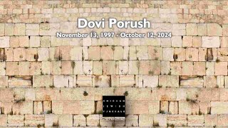 Dovi Porush [upl. by Ignatzia]