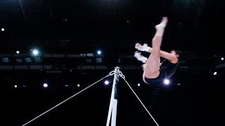 Cassie Lee CAN  UB  Podium Training  2023 World Championships Antwerp [upl. by Aikcin622]