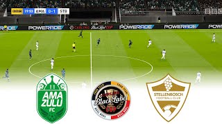 🔴AMAZULU vs STELLENBOSCH ⚽ CARLING BLACK LABEL CUP 2024 ⚽ FOOTBALL GAMEPLAY [upl. by Udella]