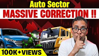 Huge Correction in Auto Sector  Short Term Pain Rahul Jain Analysis marketcrash [upl. by Iruyas61]