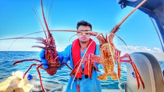 Catching Western Rock Lobster 🦞 CrayFishing Perth [upl. by Aila246]