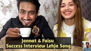 Mr Faisu Faisal Shaikh Jannat Zubair Rahmani amp Singer Abhi Dutt  Success Interview  Lehja Song [upl. by Magda392]