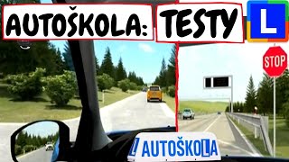 ▶️AUTOŠKOLA TESTY 2024⛔– Křižovatky Značky • Jak na závěrečné zkoušky🚦 4část [upl. by Naicad702]