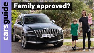 Genesis GV80 2024 review 35T Luxury  Longterm family test of Koreas Audi Q7 Volvo XC90 rival [upl. by Atirac754]