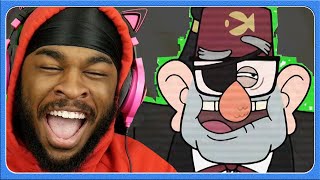 FIRST TIME WATCHING  Gravity Falls Shorts REACTION quotTV Shortsquot [upl. by Aiekram]