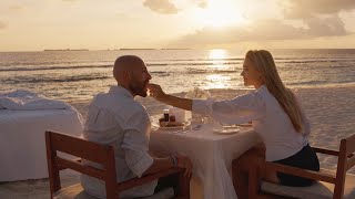 Sunrise Couples Breakfast  Furaveri Maldives  Valentines Season 2023 [upl. by Carolee673]