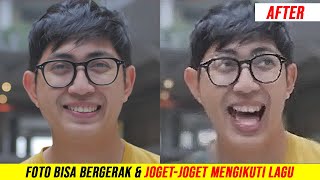 Cara Bikin Foto Bergerak amp Goyang Mengikuti Irama Lagu [upl. by Yelraf]