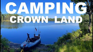 Crown Land Camping Fishing Harris Lake [upl. by Ramsey675]