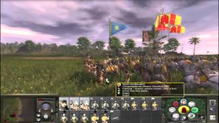 Medieval II total war Online Battle  Scenario  Aztec Gold Spain vs Aztec V5 [upl. by Ailemrac]