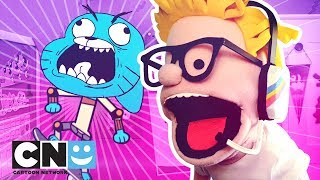 Toony Tube  Gumball em skate O FAIL perfeito  Cartoon Network [upl. by Oretos]