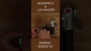 Pairing Godox AD200pro AD600PRO II con il trigger X3 [upl. by Hanoy]