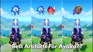 Ayaka Artifacts Comparison  Best Build for C0 Ayaka  Genshin Impact [upl. by Dorette597]