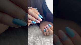 Unghie azzurre 🩵 nails unghie nailinspo unghieazzurre lightbluenails [upl. by Hceicjow]