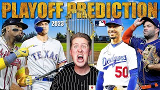 2023 MLB Playoff Predictions World Series Awards and More [upl. by Ilyah]