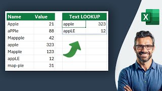 Text LOOKUP Formula in Excel  Text Match without XLOOKUP VLOOKUP or IF [upl. by Bledsoe63]