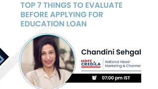 Top 7 things to evaluate before applying for Loans Mentor Conference 2021 [upl. by Kunin]