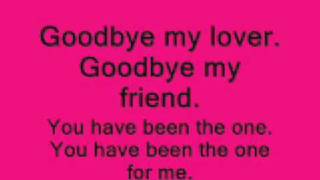 james blunt  goodbye my lover lyrics [upl. by Sinclare]