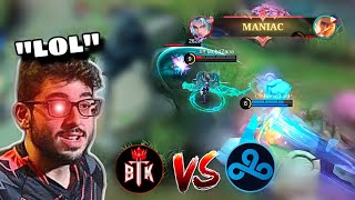 BTK VS C9 GAME 2 MOBAZANE GOING CRAZY WITH NEW HERO SUYOU😳 [upl. by Esidnak]