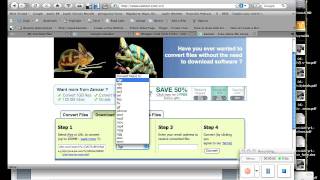 Using Zamzar to Save Video Files [upl. by Ecylla]