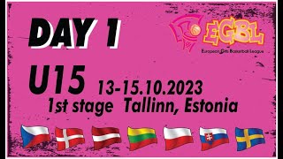 DAY1 1100 BS RigaCentrs  KFUM Blackebergs  Oct 13th  EGBLU15 stage1 202324 Hall 2 [upl. by Leivad]