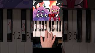 22 You didnt know Hazbin Hotel Piano Tutorial shorts [upl. by Clo]