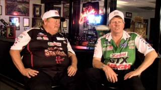 2 Castrol John Force Racing Story Celebrating 25 yrs Early Days [upl. by Nahsaj]