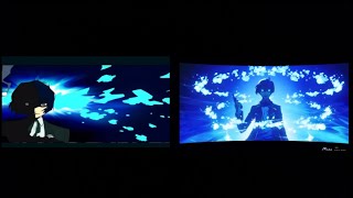 Persona 3 protagonist awakening side by side FES vs Reload [upl. by Ogir176]